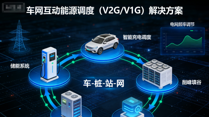 車網互動能源調度（V2G/V1G）解決方案